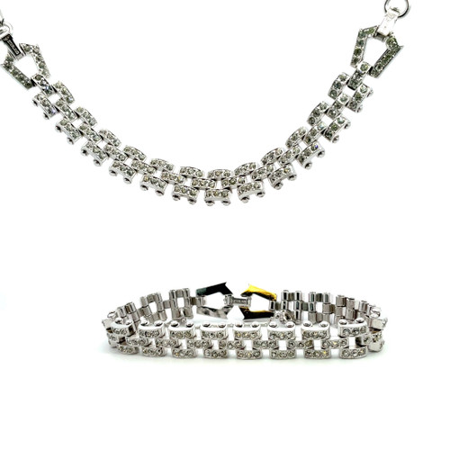 ●STERLING G Gucci Sterling Silver Interlocking G Bracelet