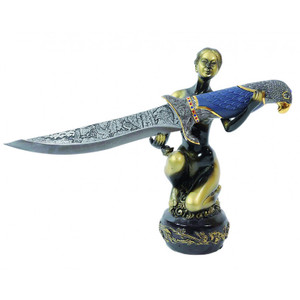 Dolk met vrouwelijk onderstel