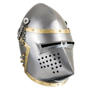 Pig-Face Bascinet Helm - 12 Eeuw