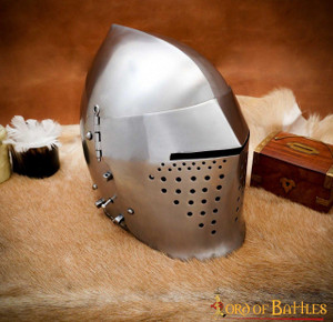 Koop een Laat Middeleeuwse Bascinet Helm met Volledige Vizier bij Avothea Store Koop een Laat Middeleeuwse Bascinet Helm met Volledige Vizier bij Avothea Store