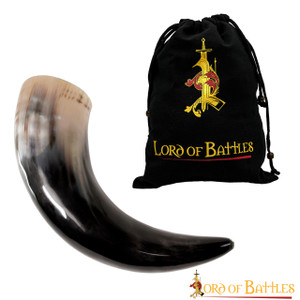 Middeleeuwse Viking Drinkhoorn  Echte Ossenhoorn - 500ml