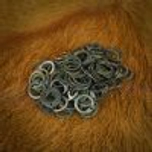 Losse Platte Titanium Ringen Met Koepelklinknagels - 1kg