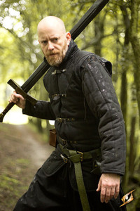 Koop Epic Armoury Lange Mouwen voor Krijger Gambeson - Zwart bij Avothea Store