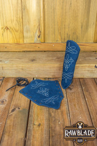 Koop Vryla Premium Splitleren Bracers - Blauw bij Avothea Store Koop Vryla Premium Splitleren Bracers - Blauw bij Avothea Store