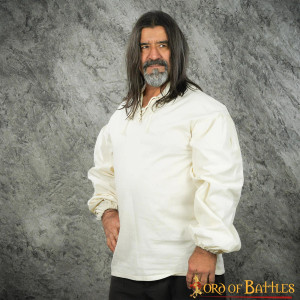 Usna Middeleeuws Overhemd - Ecru