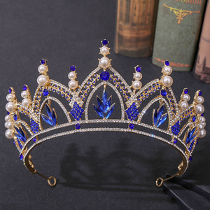 Tiara Ingrid - Goud/Blauw