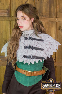 Koop een Rawblade Oria Schubben Gorget - Grijs bij Avothea Store