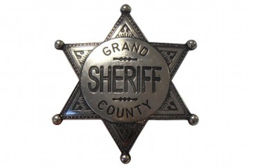Denix County Sheriff Badge Grey