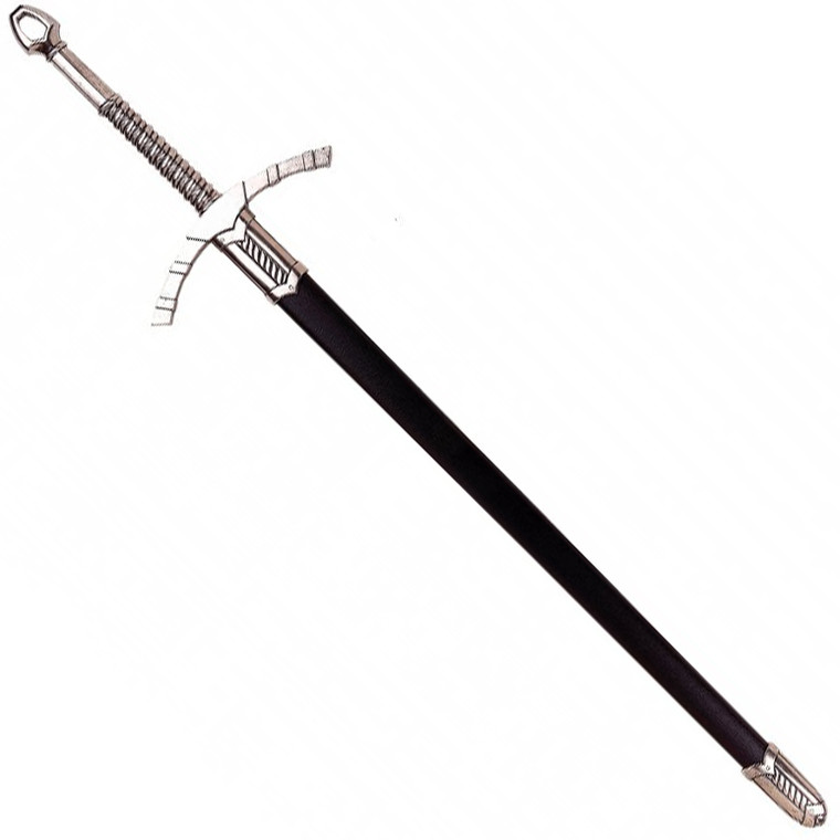 Denix Middeleeuws Ridder Zwaard - 14e Eeuw - 116 cm - Zilver/Zwart | Avothea Store