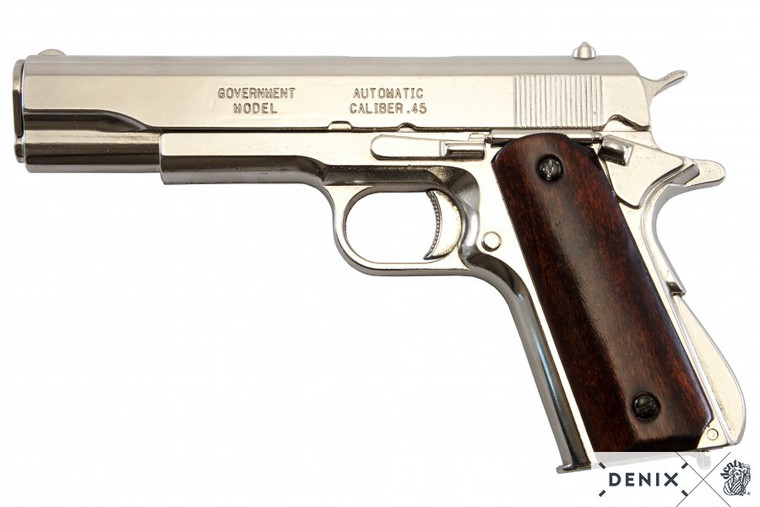 Denix Colt Model 1911 Pistool - Verenigde Staten - Chrome | Avothea Store