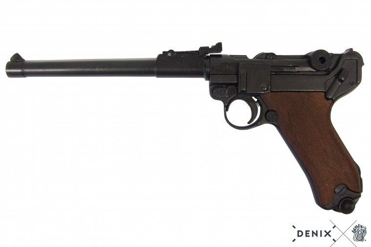 Denix Luger LP08 Parabellum Artillerie Lange Pistole - 34.50 cm - Duitsland - 1908 - Hout | Avothea Store