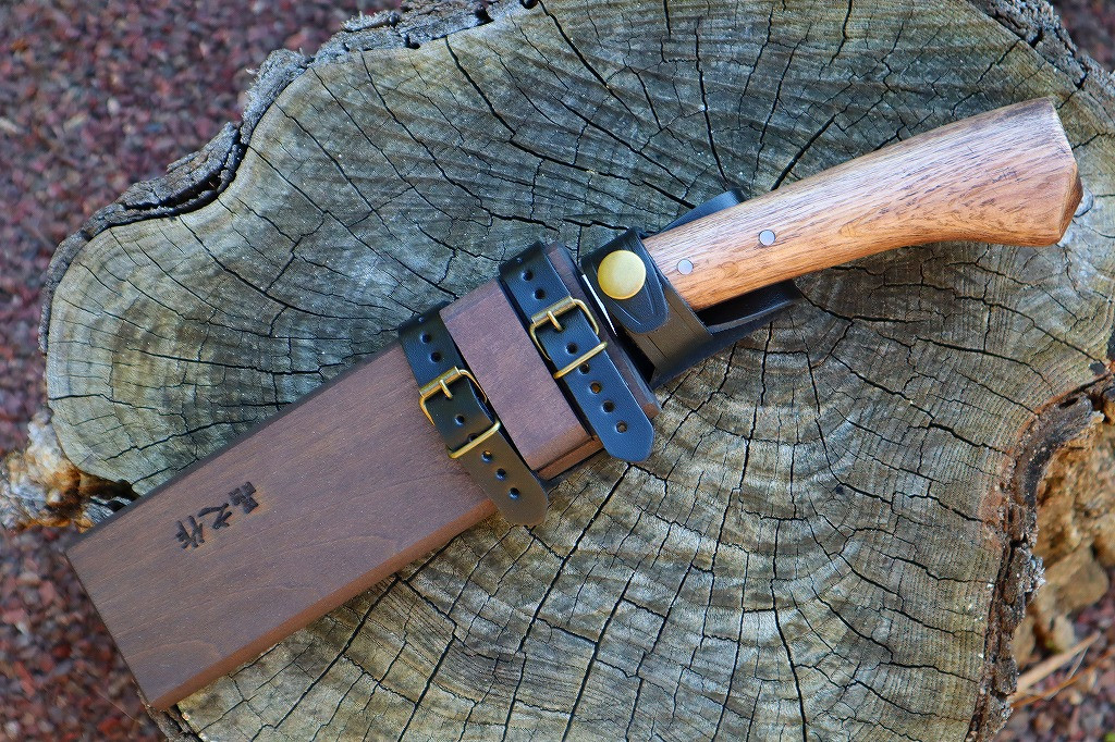 Masano Toyokuni Japan TKA-029 Takuminata Left Fixed Blade Nata