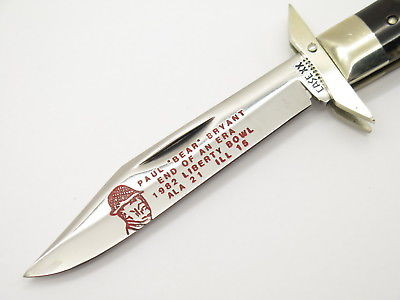 Vtg 1980 Case XX 6111 1/2 Cheetah 1982 Paul Bear Bryant Swing