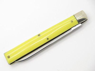 Vintage 1972 Case XX 3185 Yellow Delrin Doctor Folding Pocket