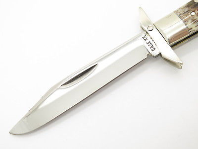 Vtg 1979 Case XX 6111 1/2 Bone Cheetah Swing Guard Folding Pocket