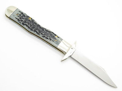 2002 Case XX 6111 1/2 Black Bone Cheetah Swing Guard Folding