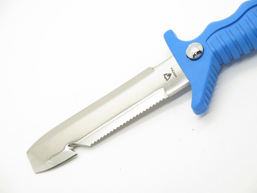 Vtg Wenoka 8612 Seki Japan Blackie Collin Stainless Fixed Blunt Scuba