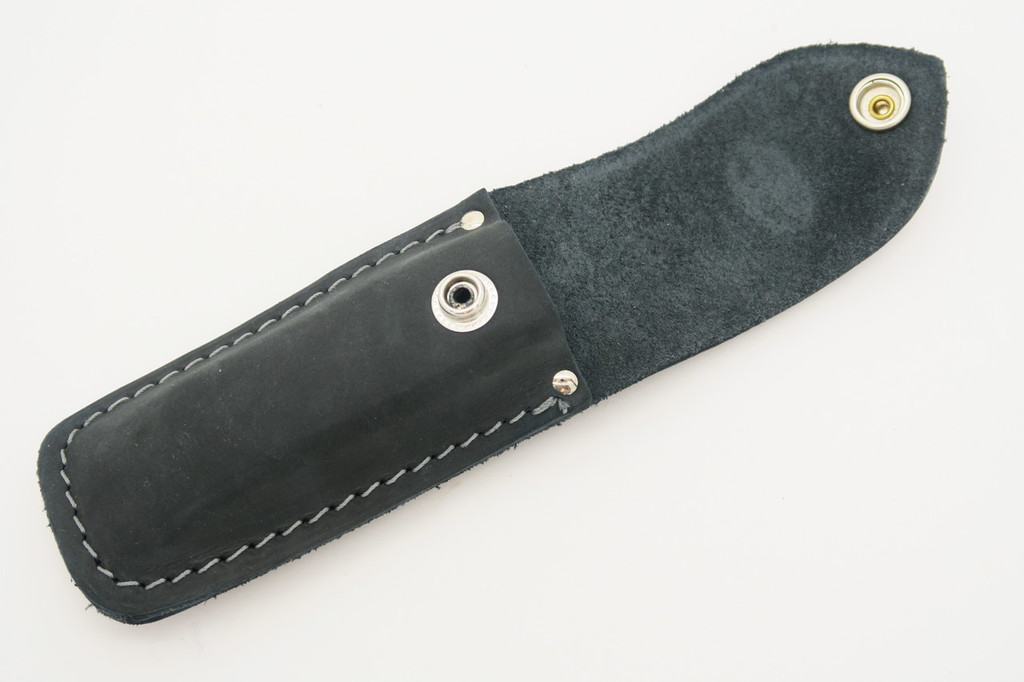 Buck 110 BCCI 30th Black Distressed Leather Folding Hunter Knife Sheath