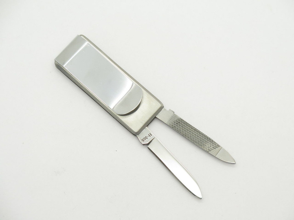Nos Parker Frost Seki Japan Stainless Money Clip Folding Pocket Knife