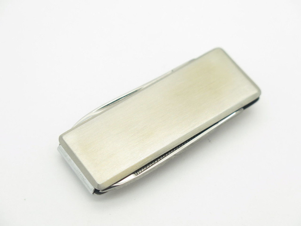 Nos Parker Frost Seki Japan Stainless Money Clip Folding Pocket Knife