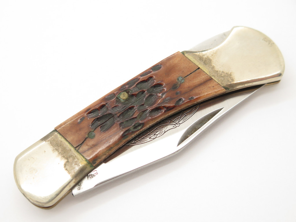 美品papier broken parker/ navy PARKER CUT CO JAPAN Vintage Fixed Blade Throwing Knife