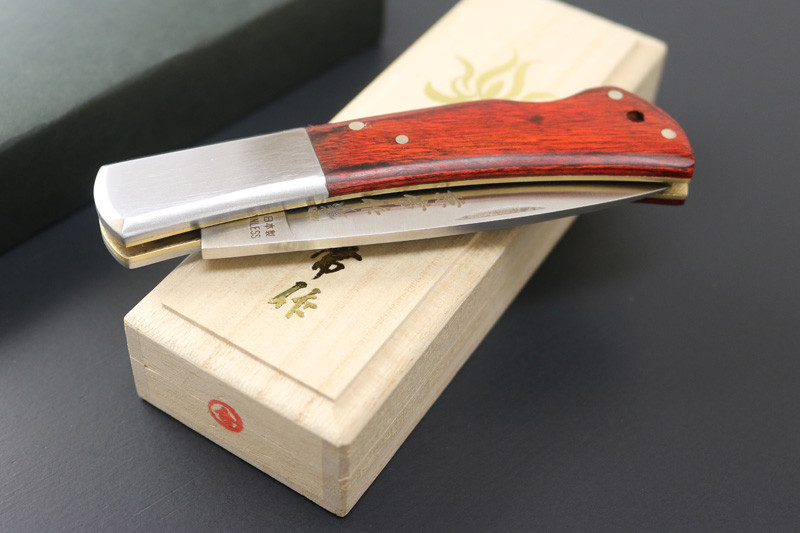 Kanetsune Seki Japan Kaico-Tou KB-509 AUS-8 70mm Folding Hunter
