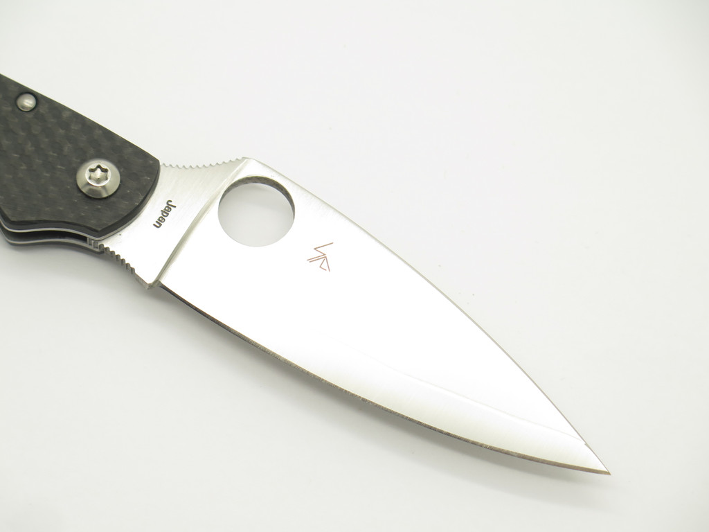 Spyderco Caly 3.5 Seki Japan Carbon Fiber ZDP189 Folding Pocket Knife