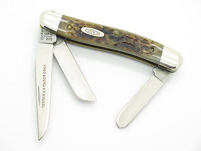 1991 Case XX 6318 Hpssp Stockman Folding Pocket Knife Hollow Razor