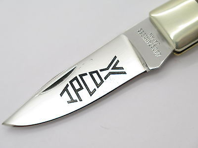 Vtg Parker Seki Japan IPCO 440 Stainless Folding Pocket Knife Bone