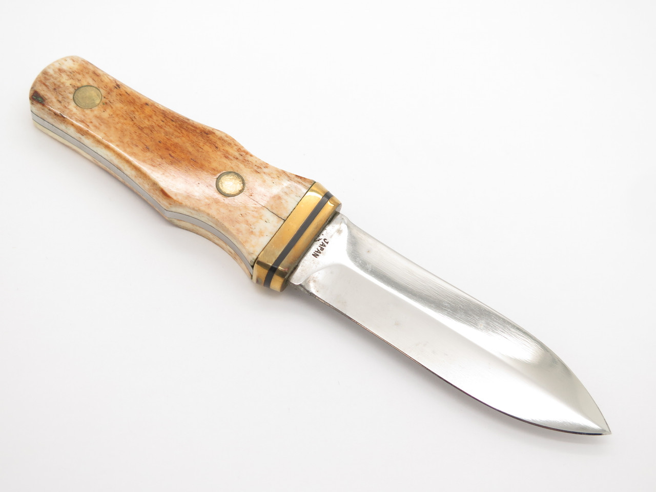 Vtg 1980s Explorer 21-296 Seki Japan Bone Small Sting Fixed Blade
