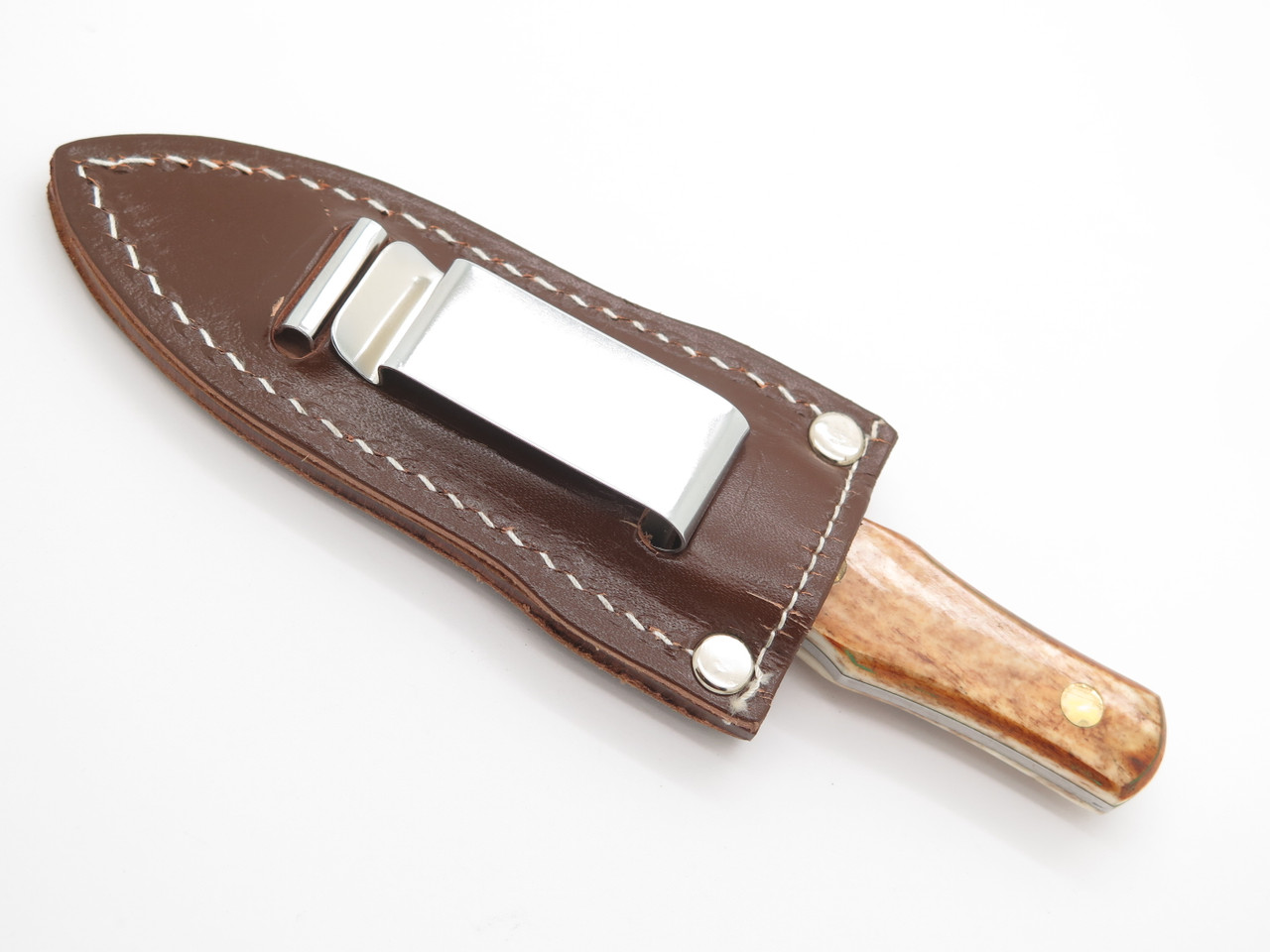 Vtg 1980s Explorer 21-296 Seki Japan Bone Small Sting Fixed Blade