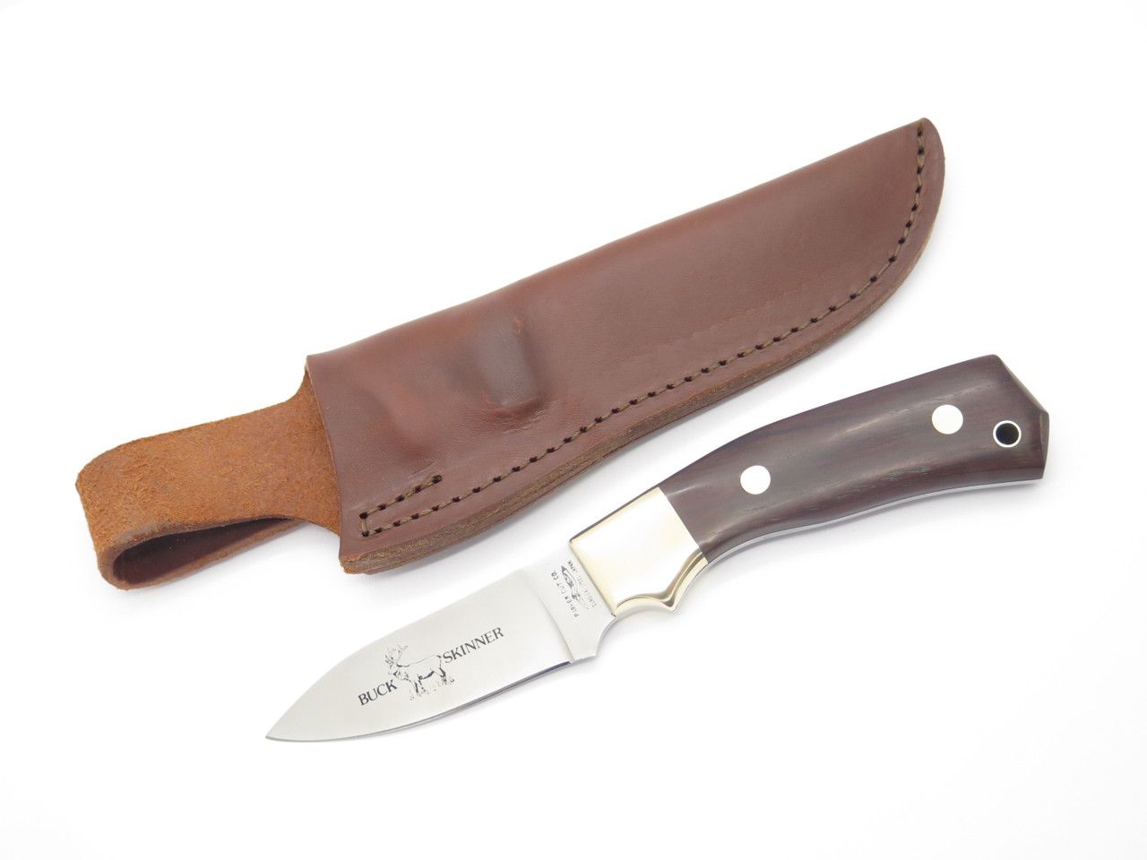 Vtg 1980s Parker Cut Co Tak Fukuta Seki Japan Rosewood Fixed Blade