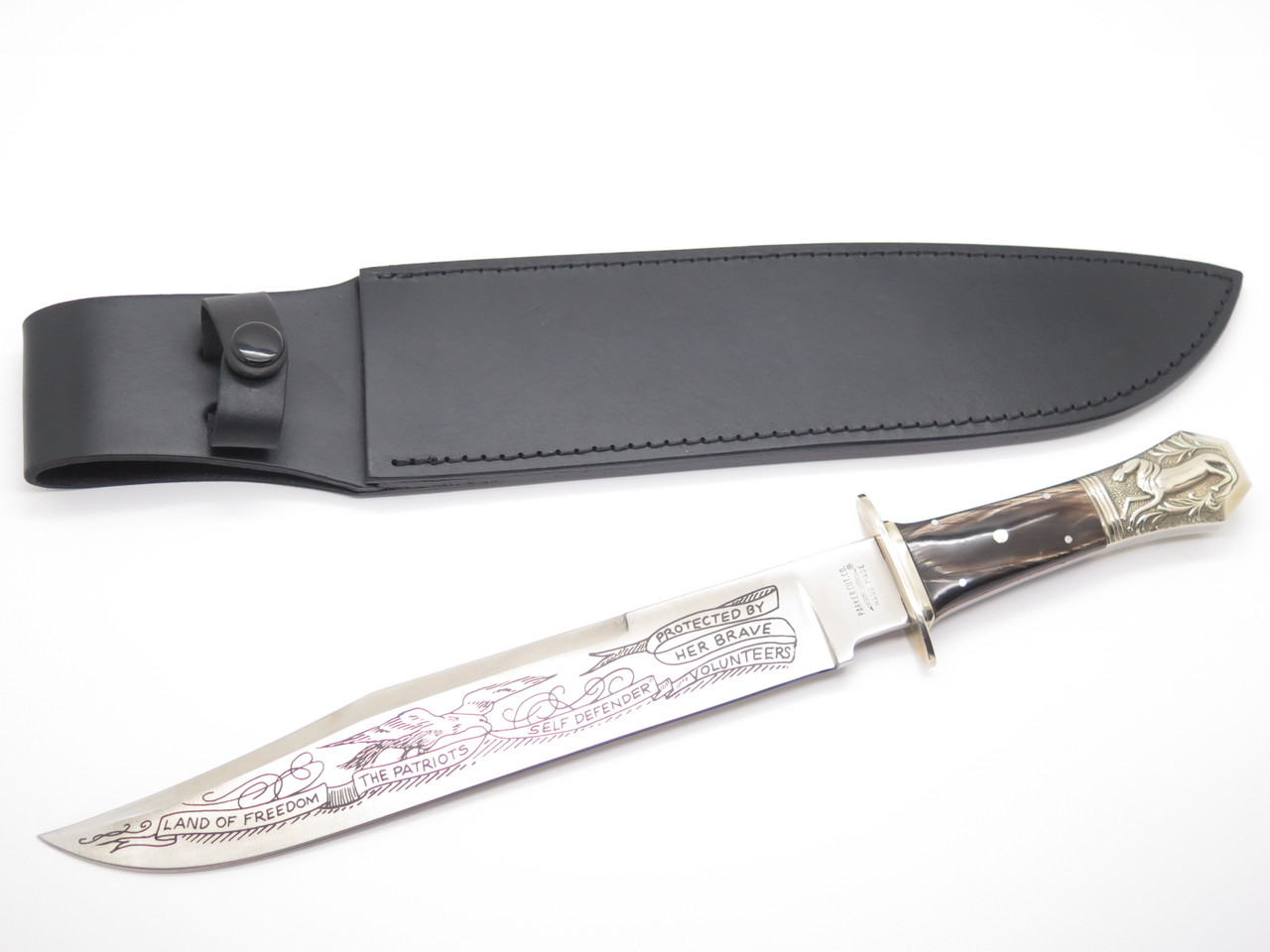 Vtg 1980s Parker Tak Fukuta Seki Japan Self Defender Buffalo Fixed