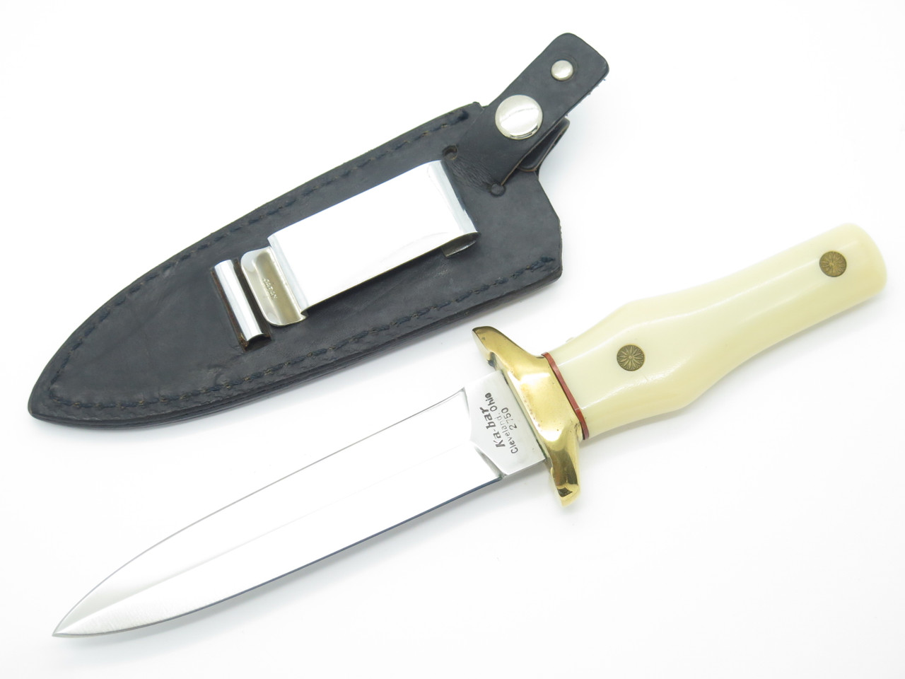 Vtg Ka-bar Cleveland Oh 2750 Seki Japan Dagger Fixed 5