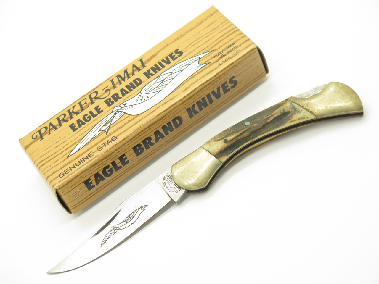 Vintage 1978-82 Parker Brothers K74 Imai Seki Japan Stag Folding