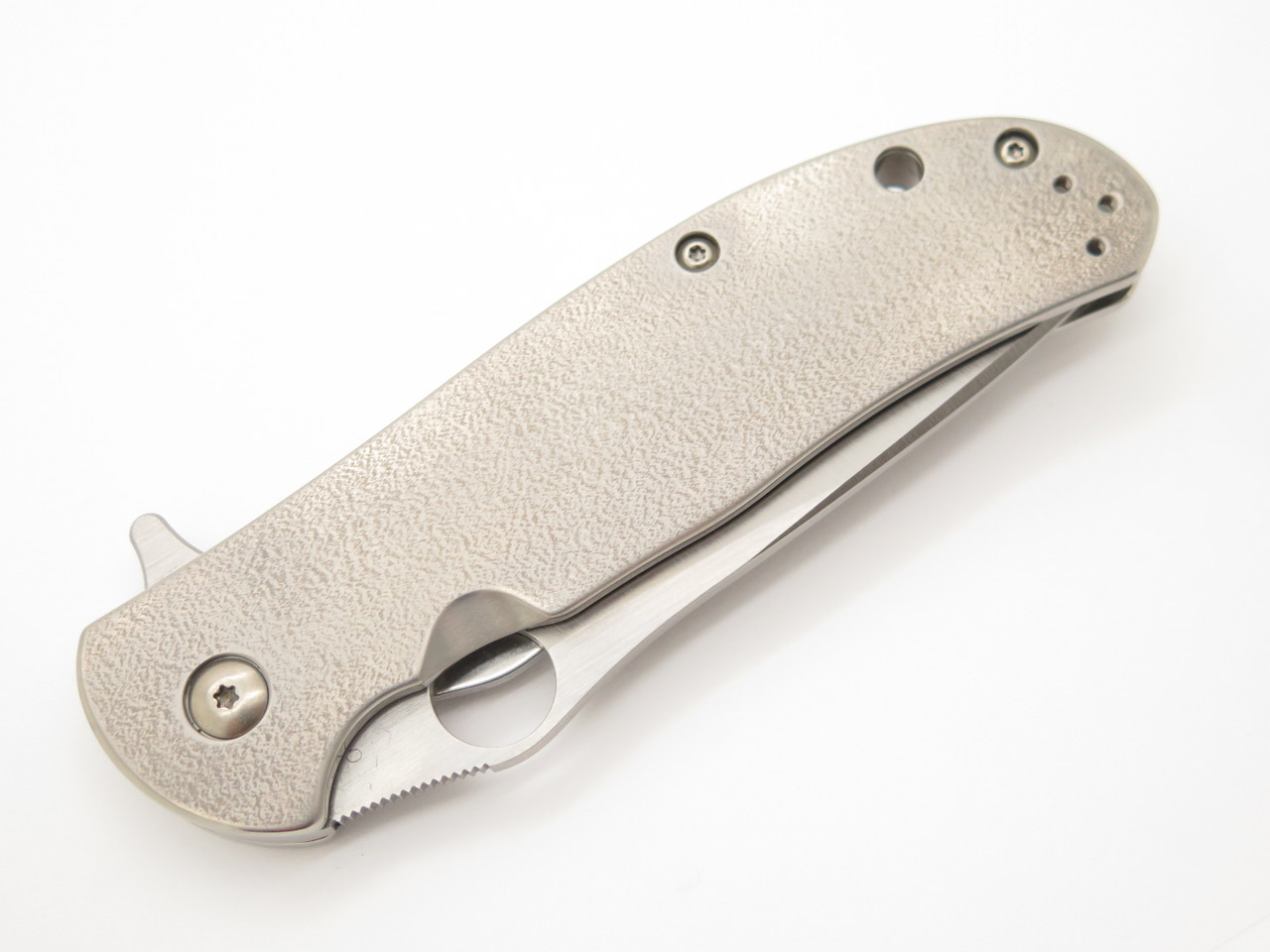 Spyderco C214TIP Gayle Bradley Advocate CPM-M4 Titanium Framelock