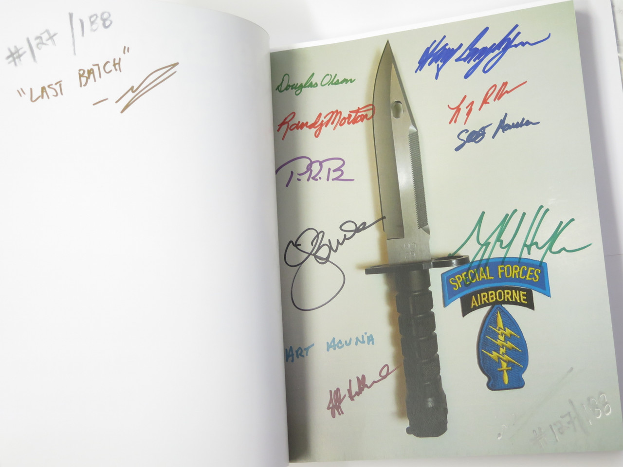 Limited Edition Buck 188 Knife Phrobis M9 Bayonet History Book by