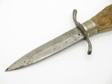 Vintage A.W. Walker and Son Austria Deer Hoof Fixed Blade Dagger Knife