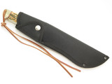 Vintage Rigid RG46 Tak Fukuta Seki Japan Stag Fixed Bowie Hunting Knife (Lot 4)