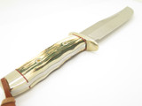 Vintage Rigid RG46 Tak Fukuta Seki Japan Stag Fixed Bowie Hunting Knife (Lot 5)