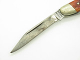 Vintage Robeson Shuredge 633 728 Small Red Bone Folding Pocket Knife (Chip)