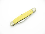 Vintage Camco USA 3.43" Stainless Cream Folding 2 Blade Pocket Knife