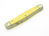 Vintage Camco USA 3.43" Stainless Cream Folding 2 Blade Pocket Knife