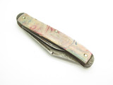 Vintage USA 3.18" Carbon Steel Swirl Handle Folding Pocket 2 Blade Jack Knife