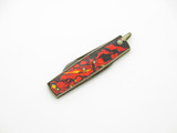 Vintage Gentleman Lobster Carbon Steel Black and Red Folding Pocket Knife