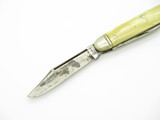 Vintage I.K. Co. Imperial Cream Handle Carbon Steel Folding 2 Blade Pocket Knife