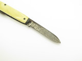 Vintage Syracuse Knife Company USA 3.18" Cream Handle Folding Pocket Knife