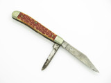 Vintage Craftsman USA 2.87" Jigged Handle Folding Trapper Pocket Knife