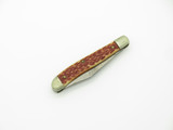 Vintage Craftsman USA 2.87" Jigged Handle Folding Trapper Pocket Knife
