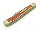 Vintage Craftsman USA 2.87" Jigged Handle Folding Trapper Pocket Knife